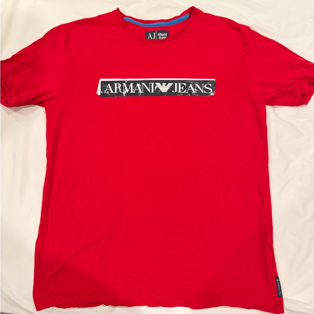 Armani Jeans Red Tee